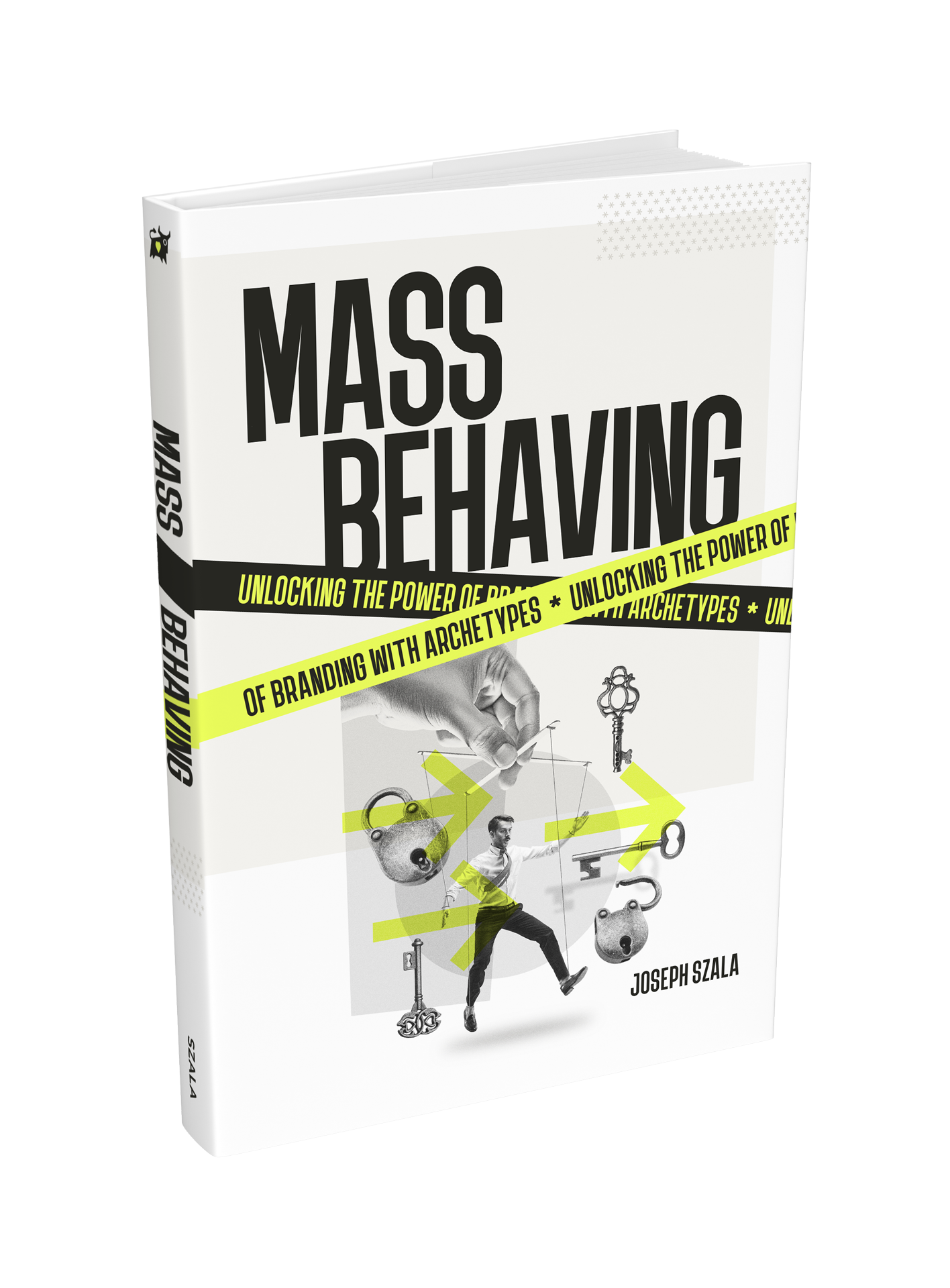 Mass Behaving cover design - book on branding with archetypes