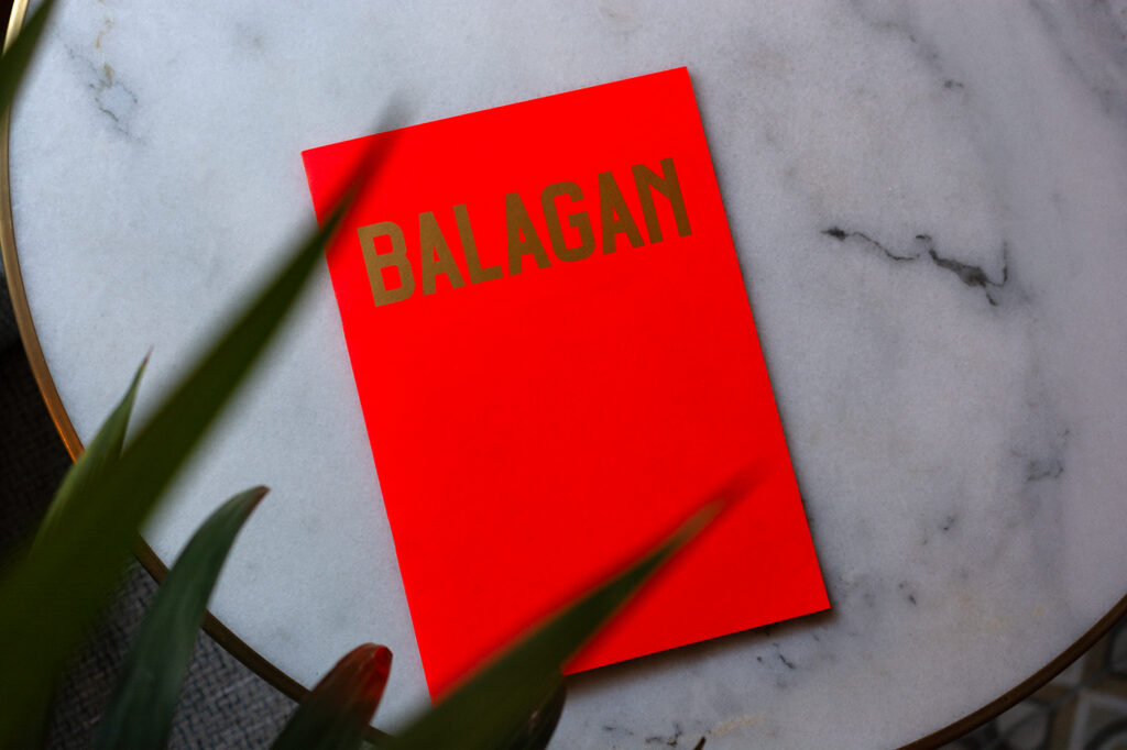 Balagan Budapest restaurant branding by Peltan-Brosz Studio