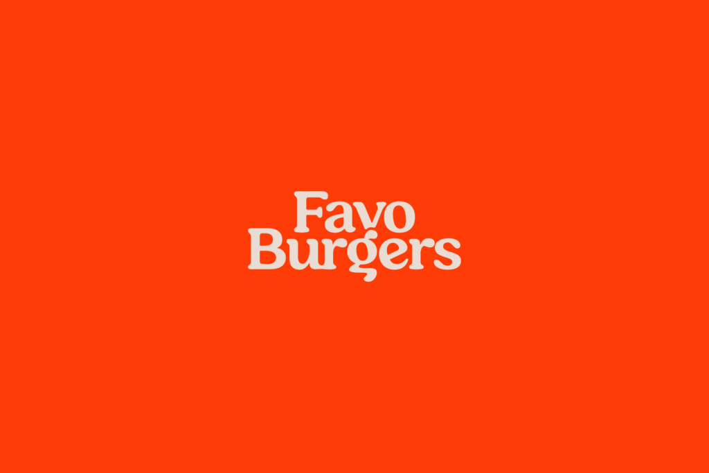 Favo Burgers restaurant branding by Puro Diseno