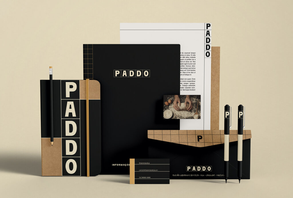 PADDO Bakery restaurant branding by Kon Studio