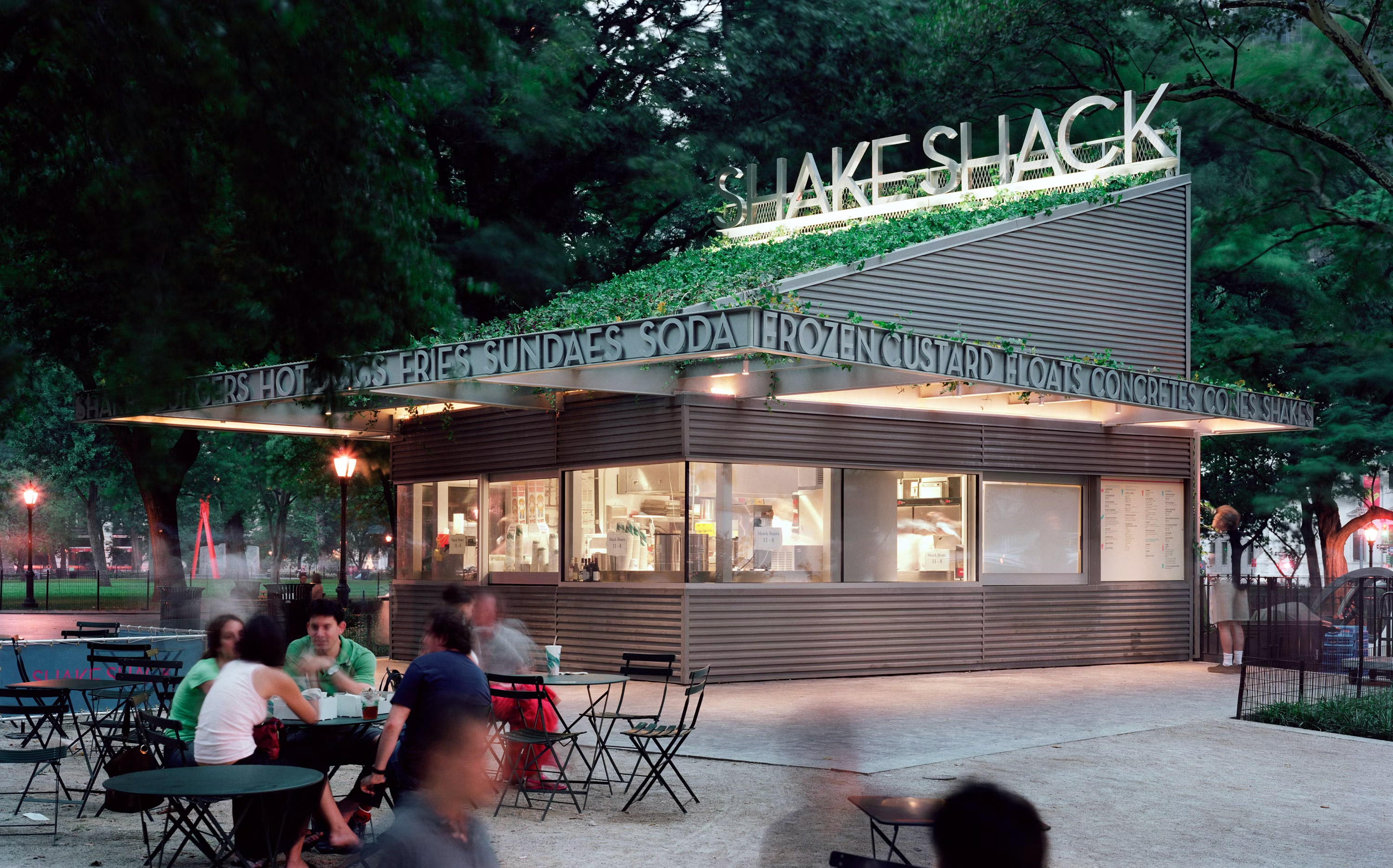 Shake Shack restaurant branding by Pentagram