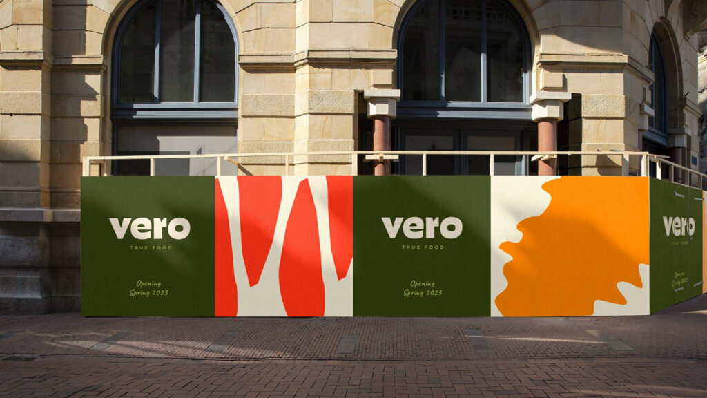 Vero True Food restaurant branding by Crown Creative