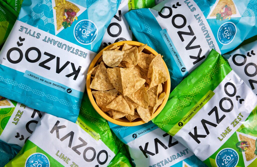 Kazoo food branding and packaging by Crew