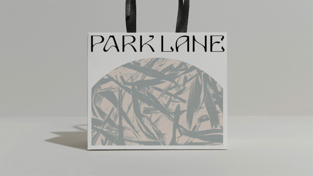 Park Lane hotel branding by Mother Design