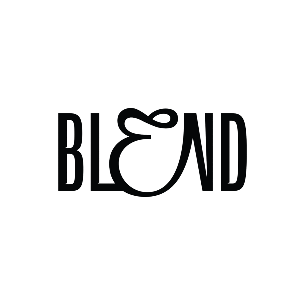 Blend hard seltzer beverage branding by Eszter Ny