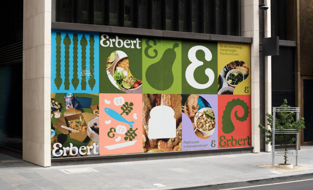 Erbert restaurant store branding by Auge Design