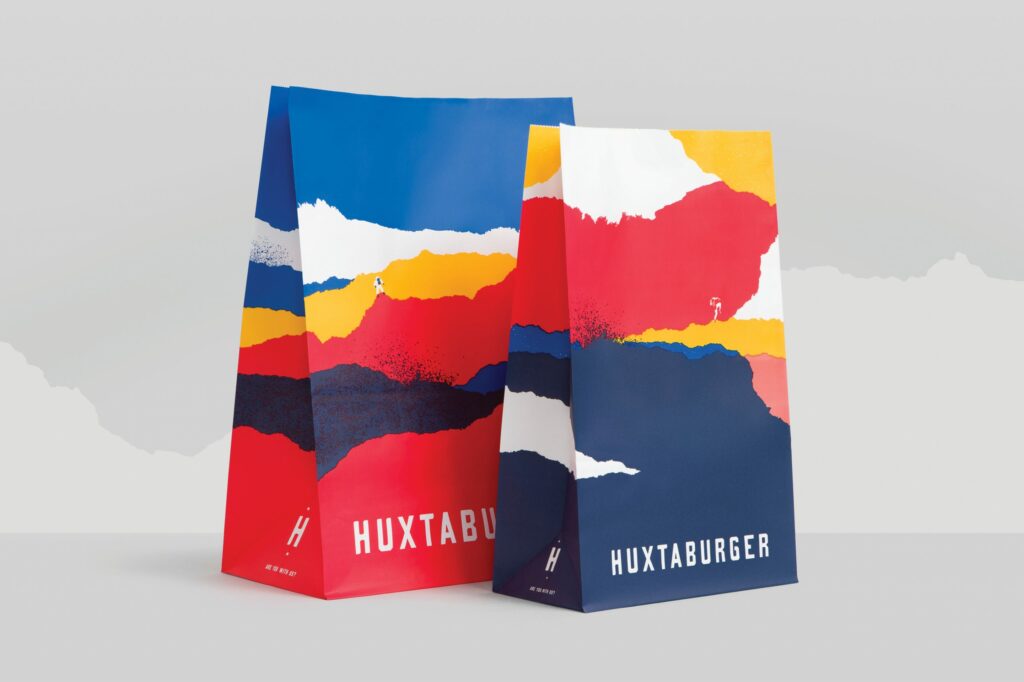 Huxtaburger restaurant branding by Pop & Pac