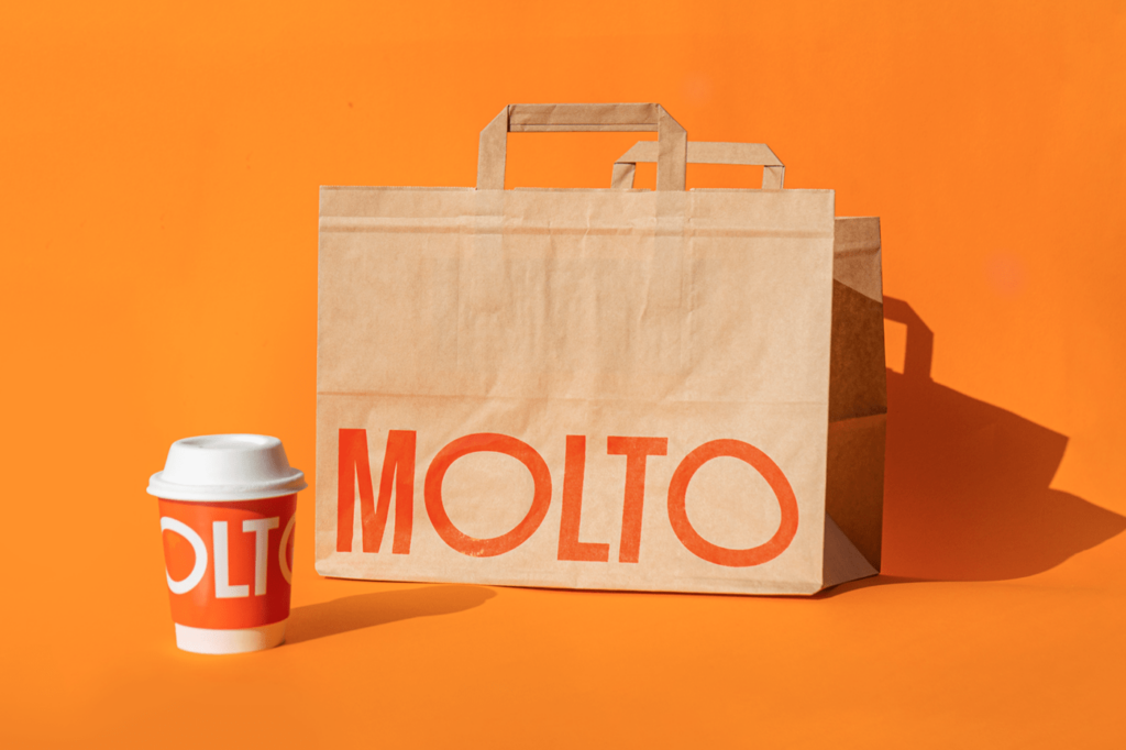 Molto pizza restaurant branding by Tomasz Sztachanski