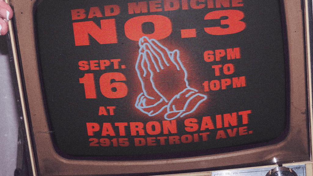 Bad Medicine bar restaurant branding by Contino Studio