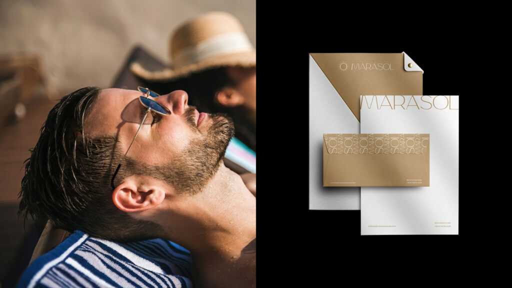 Marasol hotel and resort branding by Revelatio