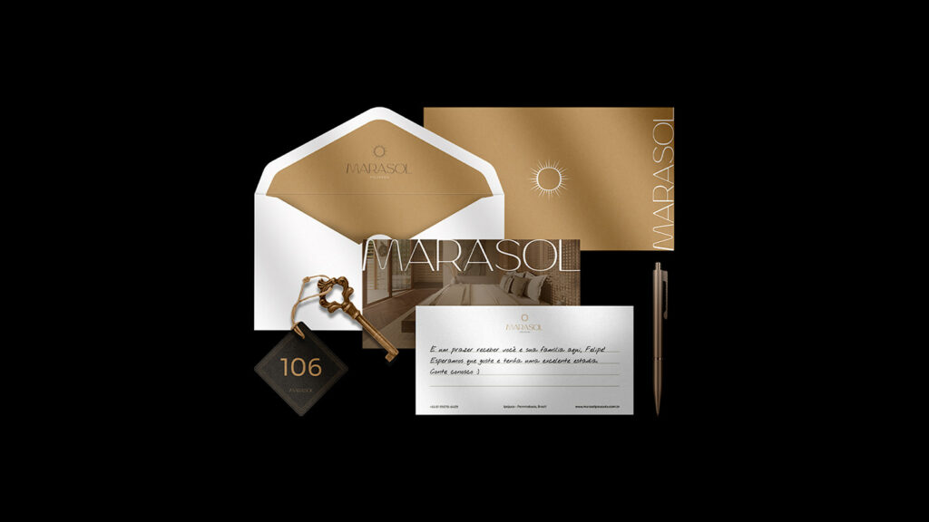 Marasol hotel and resort branding by Revelatio