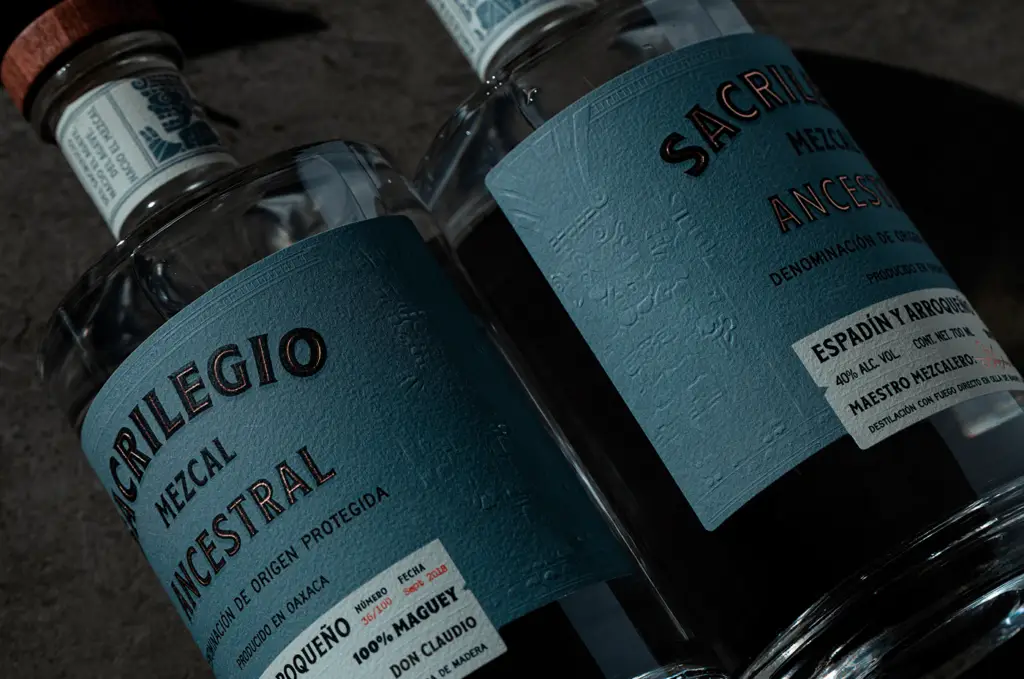 Sacrilegio mezcal spirits branding and packaging by Meteorito