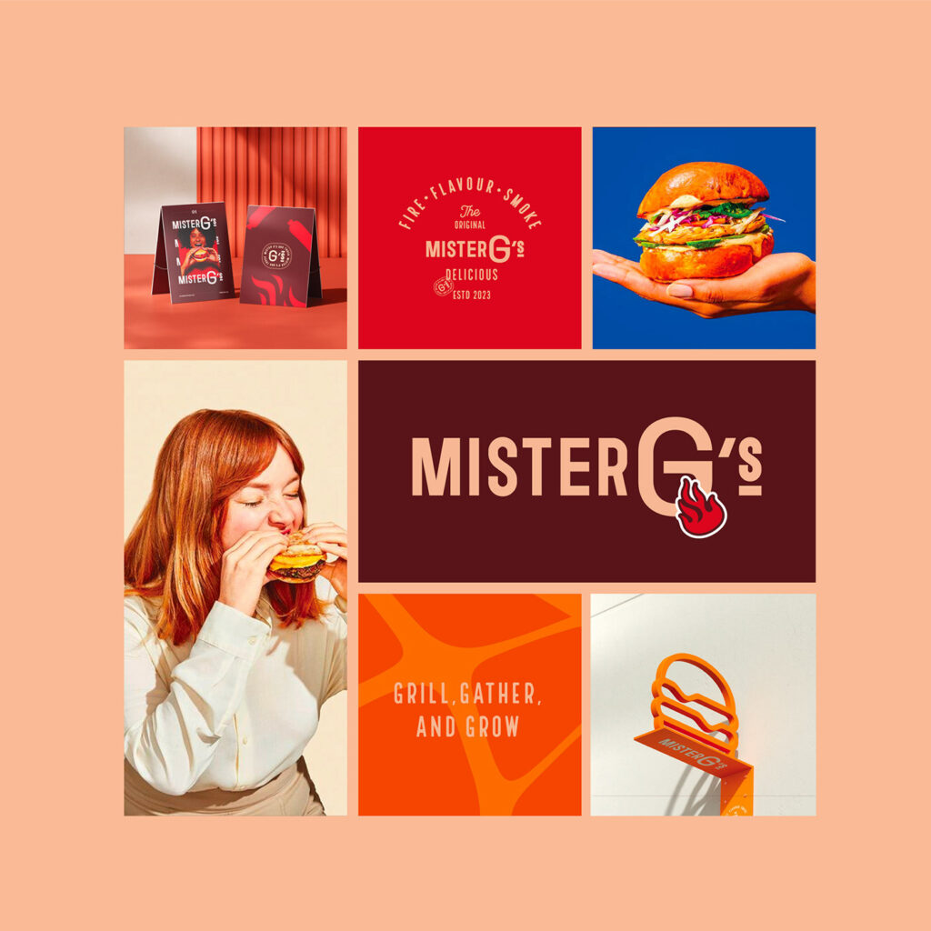 Mister G's BBQ restaurant branding by Marka