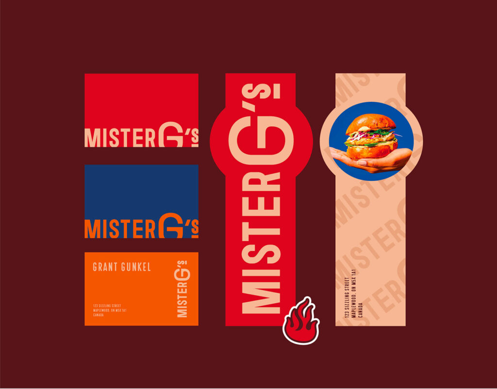 Mister G's BBQ restaurant branding by Marka