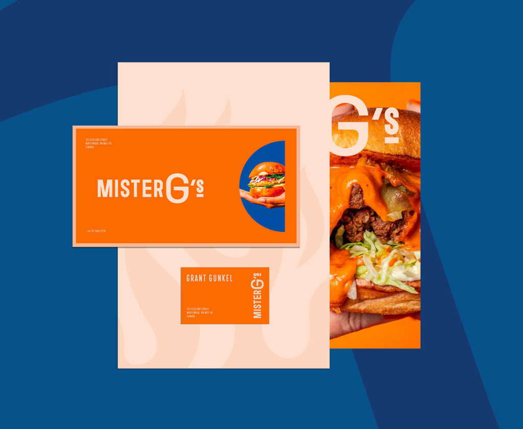 Mister G's BBQ restaurant branding by Marka