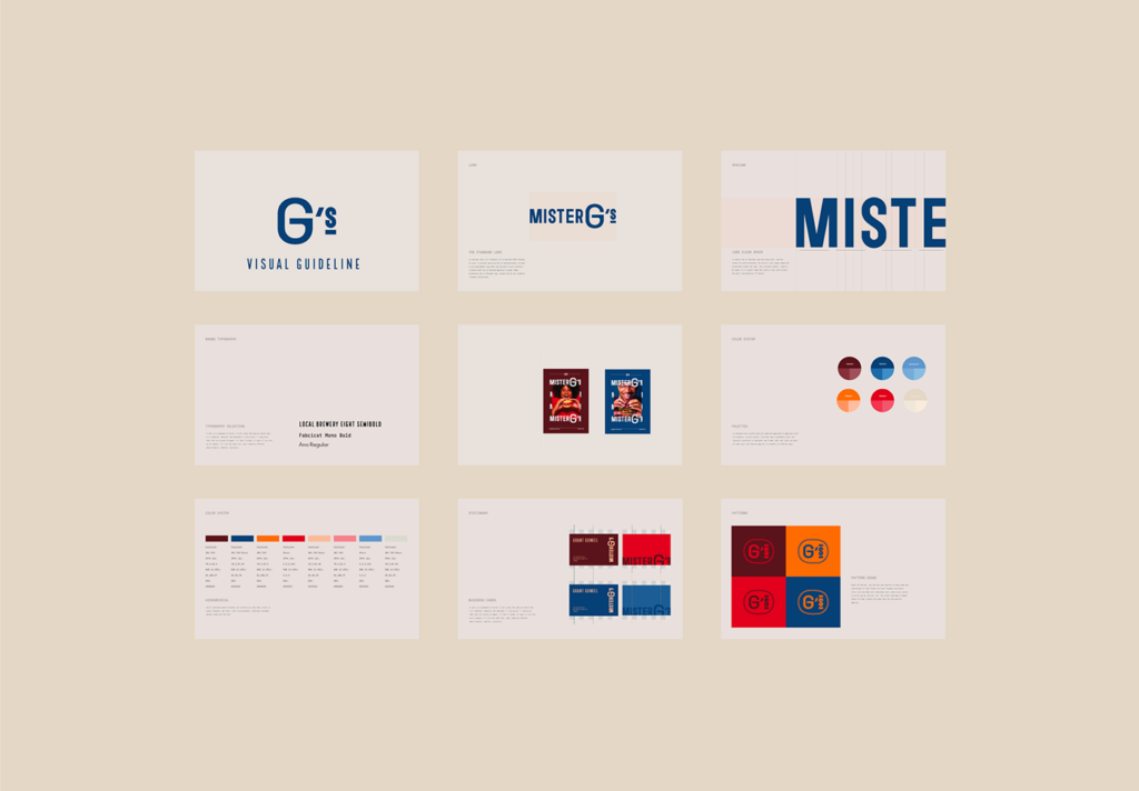 Mister G's BBQ restaurant branding by Marka