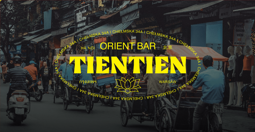 Tien Tien Vietnamese restaurant branding by Mateusz Machalski