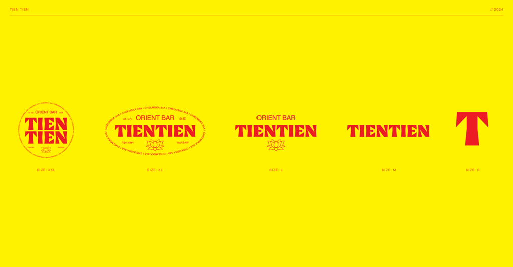 Tien Tien Vietnamese restaurant branding by Mateusz Machalski